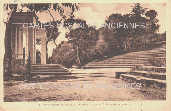 Cartes postales anciennes > CARTES POSTALES > carte postale ancienne > cartes-postales-ancienne.com Occitanie Gard Bagnols Sur Ceze