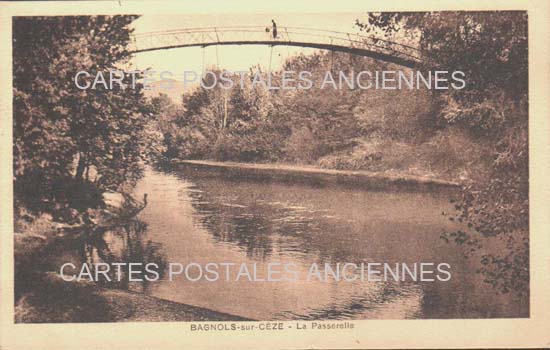 Cartes postales anciennes > CARTES POSTALES > carte postale ancienne > cartes-postales-ancienne.com Occitanie Gard Bagnols Sur Ceze