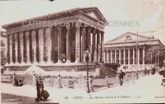 Cartes postales anciennes > CARTES POSTALES > carte postale ancienne > cartes-postales-ancienne.com Occitanie Gard Nimes