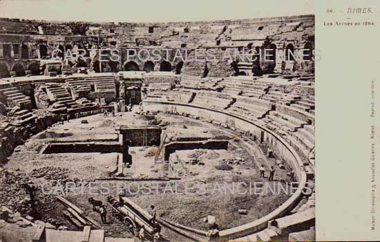 Cartes postales anciennes > CARTES POSTALES > carte postale ancienne > cartes-postales-ancienne.com Occitanie Gard Nimes