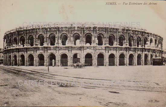 Cartes postales anciennes > CARTES POSTALES > carte postale ancienne > cartes-postales-ancienne.com Occitanie Gard Nimes