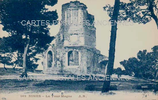 Cartes postales anciennes > CARTES POSTALES > carte postale ancienne > cartes-postales-ancienne.com Occitanie Gard Nimes