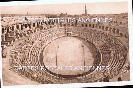 Cartes postales anciennes > CARTES POSTALES > carte postale ancienne > cartes-postales-ancienne.com Occitanie Gard Nimes