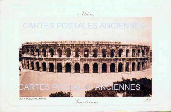 Cartes postales anciennes > CARTES POSTALES > carte postale ancienne > cartes-postales-ancienne.com Occitanie Gard Nimes