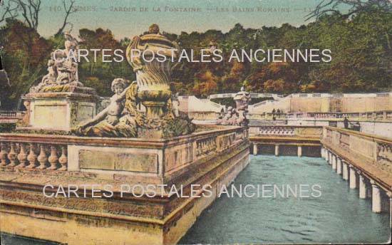 Cartes postales anciennes > CARTES POSTALES > carte postale ancienne > cartes-postales-ancienne.com Occitanie Gard Nimes