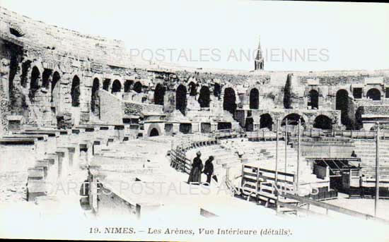 Cartes postales anciennes > CARTES POSTALES > carte postale ancienne > cartes-postales-ancienne.com Occitanie Gard Nimes