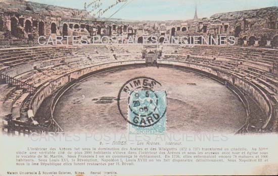 Cartes postales anciennes > CARTES POSTALES > carte postale ancienne > cartes-postales-ancienne.com Occitanie Gard Nimes