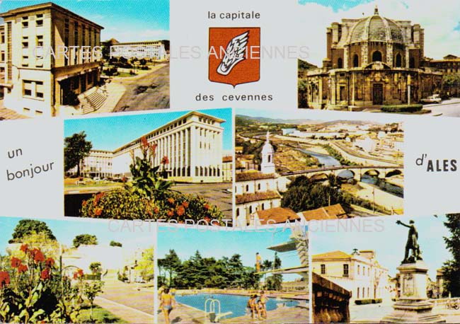 Cartes postales anciennes > CARTES POSTALES > carte postale ancienne > cartes-postales-ancienne.com Occitanie Gard Ales