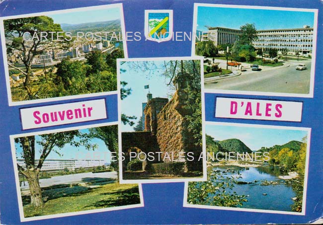 Cartes postales anciennes > CARTES POSTALES > carte postale ancienne > cartes-postales-ancienne.com Occitanie Gard Ales