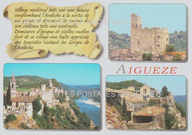 Cartes postales anciennes > CARTES POSTALES > carte postale ancienne > cartes-postales-ancienne.com Occitanie Gard Aigueze