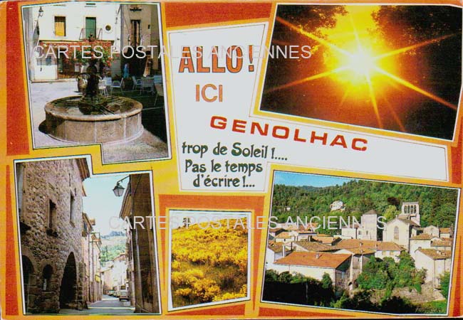 Cartes postales anciennes > CARTES POSTALES > carte postale ancienne > cartes-postales-ancienne.com Occitanie Gard Genolhac