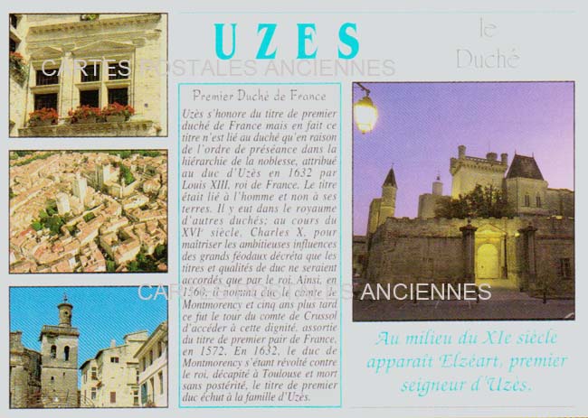 Cartes postales anciennes > CARTES POSTALES > carte postale ancienne > cartes-postales-ancienne.com Occitanie Gard Uzes