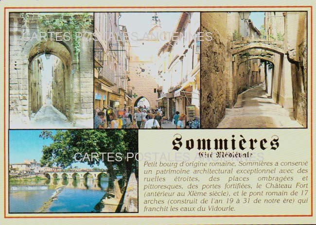 Cartes postales anciennes > CARTES POSTALES > carte postale ancienne > cartes-postales-ancienne.com Occitanie Gard Sommieres