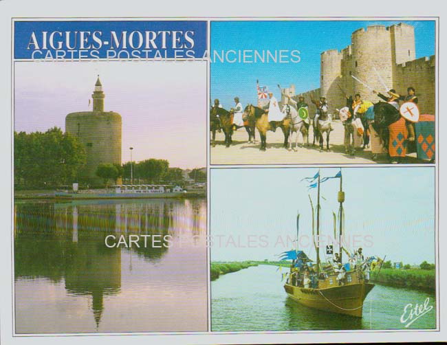 Cartes postales anciennes > CARTES POSTALES > carte postale ancienne > cartes-postales-ancienne.com Occitanie Gard Aigues Mortes