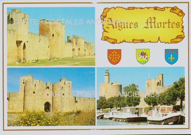 Cartes postales anciennes > CARTES POSTALES > carte postale ancienne > cartes-postales-ancienne.com Occitanie Gard Aigues Mortes