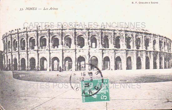 Cartes postales anciennes > CARTES POSTALES > carte postale ancienne > cartes-postales-ancienne.com Occitanie Gard Nimes