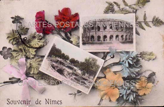 Cartes postales anciennes > CARTES POSTALES > carte postale ancienne > cartes-postales-ancienne.com Occitanie Gard Nimes