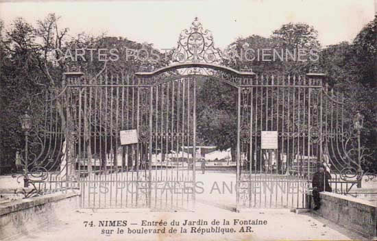 Cartes postales anciennes > CARTES POSTALES > carte postale ancienne > cartes-postales-ancienne.com Occitanie Gard Nimes