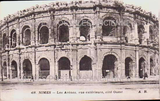 Cartes postales anciennes > CARTES POSTALES > carte postale ancienne > cartes-postales-ancienne.com Occitanie Gard Nimes