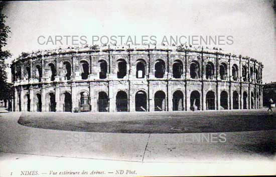 Cartes postales anciennes > CARTES POSTALES > carte postale ancienne > cartes-postales-ancienne.com Occitanie Gard Nimes