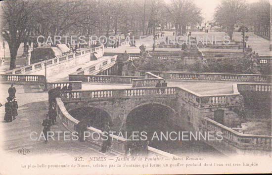 Cartes postales anciennes > CARTES POSTALES > carte postale ancienne > cartes-postales-ancienne.com Occitanie Gard Nimes