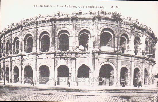 Cartes postales anciennes > CARTES POSTALES > carte postale ancienne > cartes-postales-ancienne.com Occitanie Gard Nimes