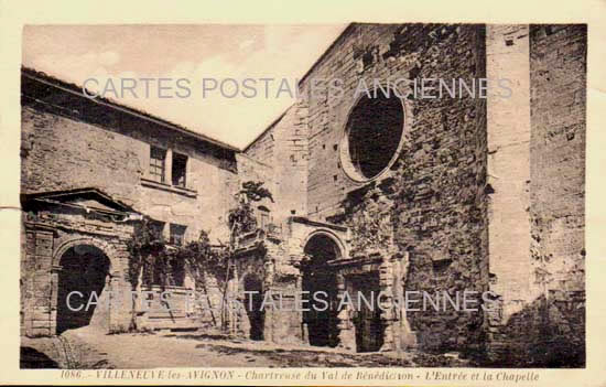 Cartes postales anciennes > CARTES POSTALES > carte postale ancienne > cartes-postales-ancienne.com Occitanie Gard Villeneuve Les Avignons