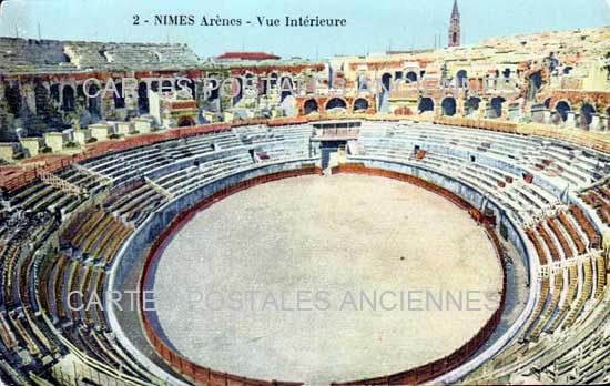 Cartes postales anciennes > CARTES POSTALES > carte postale ancienne > cartes-postales-ancienne.com Occitanie Gard Nimes