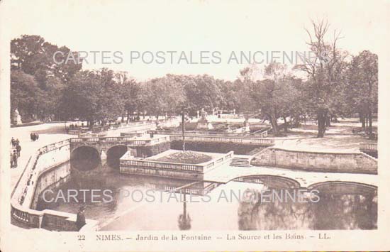 Cartes postales anciennes > CARTES POSTALES > carte postale ancienne > cartes-postales-ancienne.com Occitanie Gard Nimes