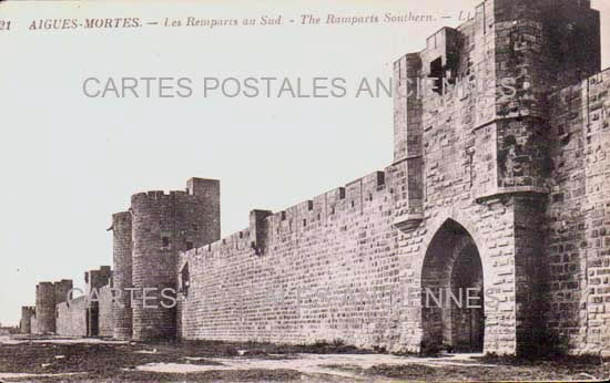 Cartes postales anciennes > CARTES POSTALES > carte postale ancienne > cartes-postales-ancienne.com Occitanie Gard Aigues Mortes