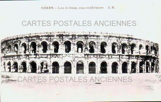 Cartes postales anciennes > CARTES POSTALES > carte postale ancienne > cartes-postales-ancienne.com Occitanie Gard Nimes