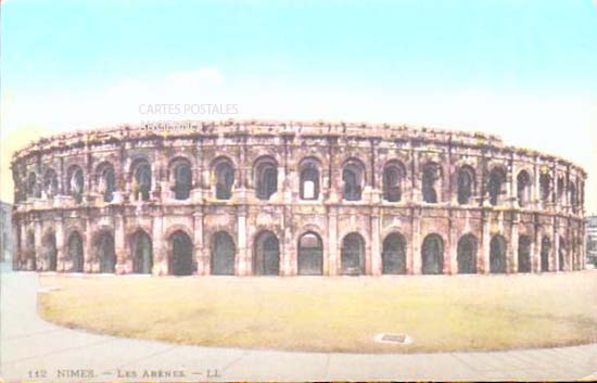 Cartes postales anciennes > CARTES POSTALES > carte postale ancienne > cartes-postales-ancienne.com Occitanie Gard Nimes