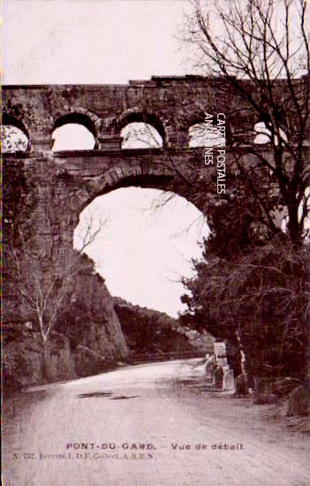 Cartes postales anciennes > CARTES POSTALES > carte postale ancienne > cartes-postales-ancienne.com Occitanie Gard Vers Pont Du Gard