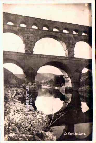 Cartes postales anciennes > CARTES POSTALES > carte postale ancienne > cartes-postales-ancienne.com Occitanie Gard Vers Pont Du Gard