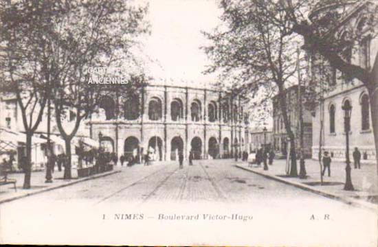 Cartes postales anciennes > CARTES POSTALES > carte postale ancienne > cartes-postales-ancienne.com Occitanie Gard Nimes