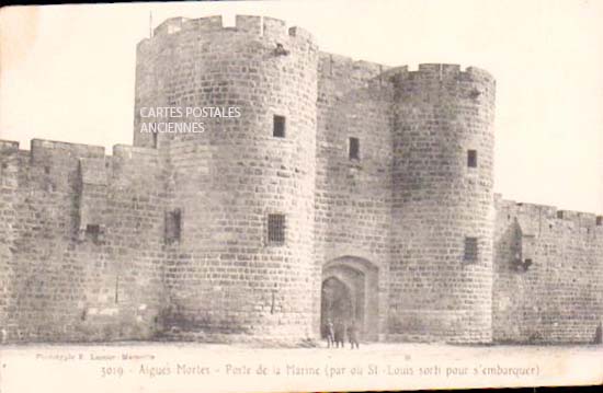 Cartes postales anciennes > CARTES POSTALES > carte postale ancienne > cartes-postales-ancienne.com Occitanie Gard Aigues Mortes