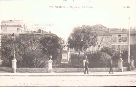 Cartes postales anciennes > CARTES POSTALES > carte postale ancienne > cartes-postales-ancienne.com Occitanie Gard Nimes