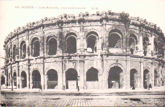 Cartes postales anciennes > CARTES POSTALES > carte postale ancienne > cartes-postales-ancienne.com Occitanie Gard Nimes