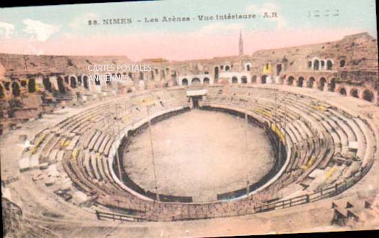 Cartes postales anciennes > CARTES POSTALES > carte postale ancienne > cartes-postales-ancienne.com Occitanie Gard Nimes