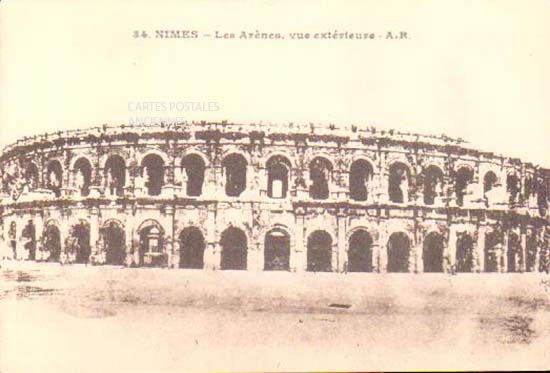 Cartes postales anciennes > CARTES POSTALES > carte postale ancienne > cartes-postales-ancienne.com Occitanie Gard Nimes