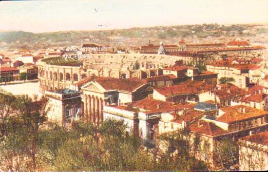 Cartes postales anciennes > CARTES POSTALES > carte postale ancienne > cartes-postales-ancienne.com Occitanie Gard Nimes