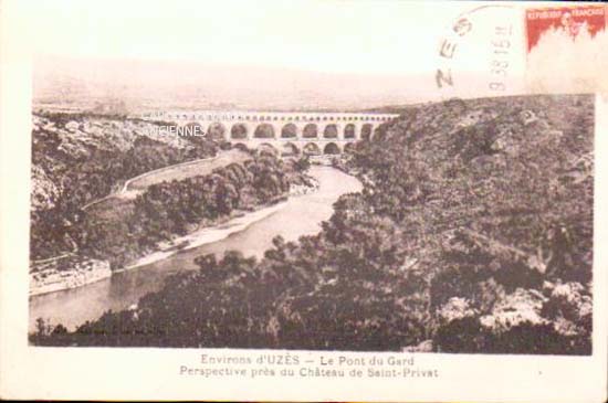 Cartes postales anciennes > CARTES POSTALES > carte postale ancienne > cartes-postales-ancienne.com Occitanie Gard Vers Pont Du Gard