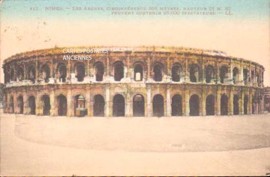Cartes postales anciennes > CARTES POSTALES > carte postale ancienne > cartes-postales-ancienne.com Occitanie Gard Nimes
