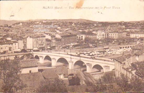 Cartes postales anciennes > CARTES POSTALES > carte postale ancienne > cartes-postales-ancienne.com Occitanie Gard Ales