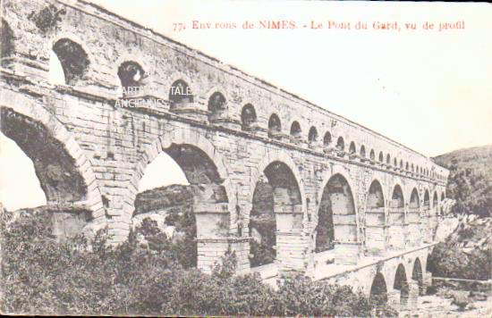 Cartes postales anciennes > CARTES POSTALES > carte postale ancienne > cartes-postales-ancienne.com Occitanie Gard Vers Pont Du Gard