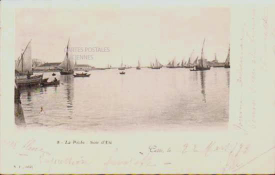 Cartes postales anciennes > CARTES POSTALES > carte postale ancienne > cartes-postales-ancienne.com Occitanie Herault Sete