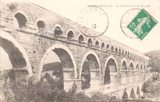 Cartes postales anciennes > CARTES POSTALES > carte postale ancienne > cartes-postales-ancienne.com Occitanie Gard Remoulins