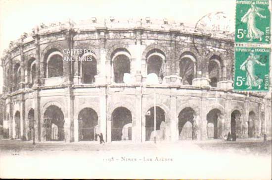 Cartes postales anciennes > CARTES POSTALES > carte postale ancienne > cartes-postales-ancienne.com Gard  Nimes