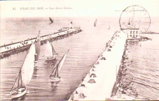 Cartes postales anciennes > CARTES POSTALES > carte postale ancienne > cartes-postales-ancienne.com Gard  Le Grau Du Roi