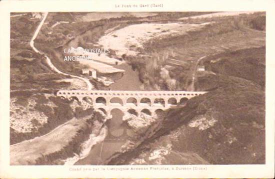 Cartes postales anciennes > CARTES POSTALES > carte postale ancienne > cartes-postales-ancienne.com Occitanie Gard Vers Pont Du Gard